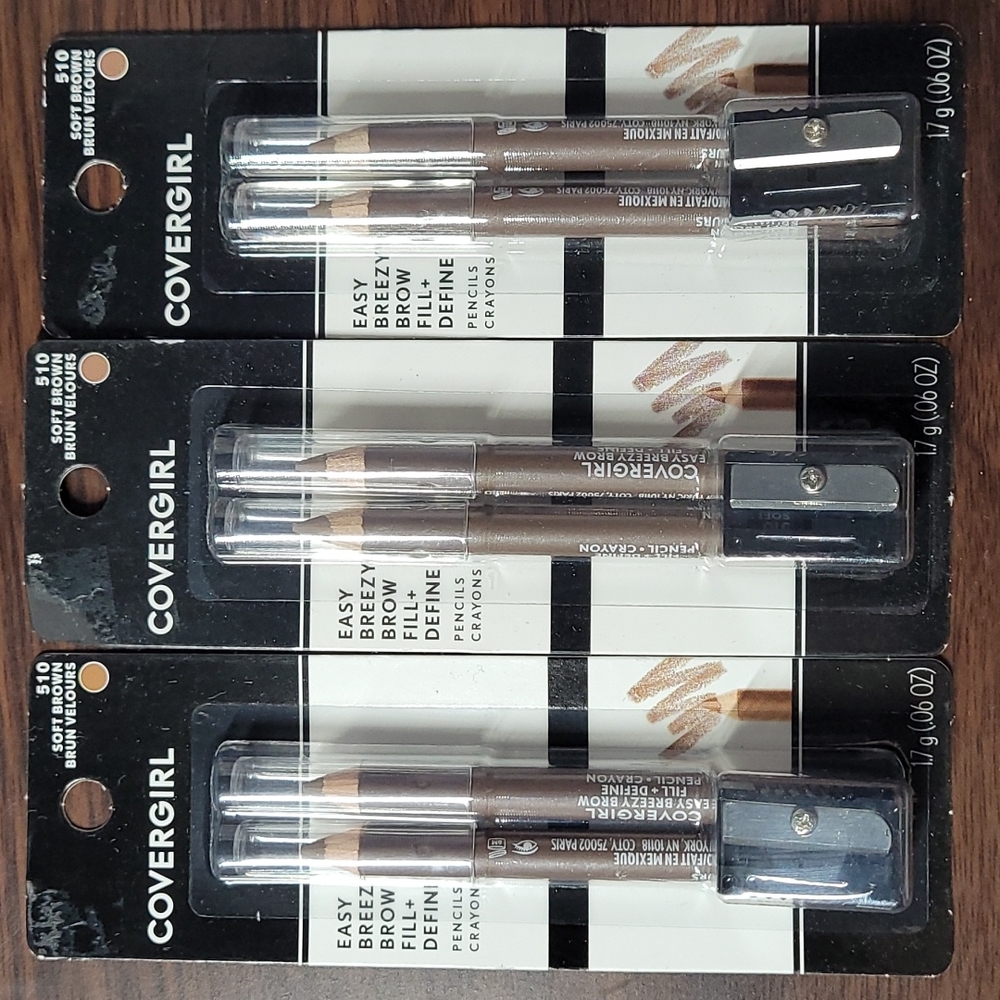 Covergirl Eyebrow Pencil (Set Of 3)